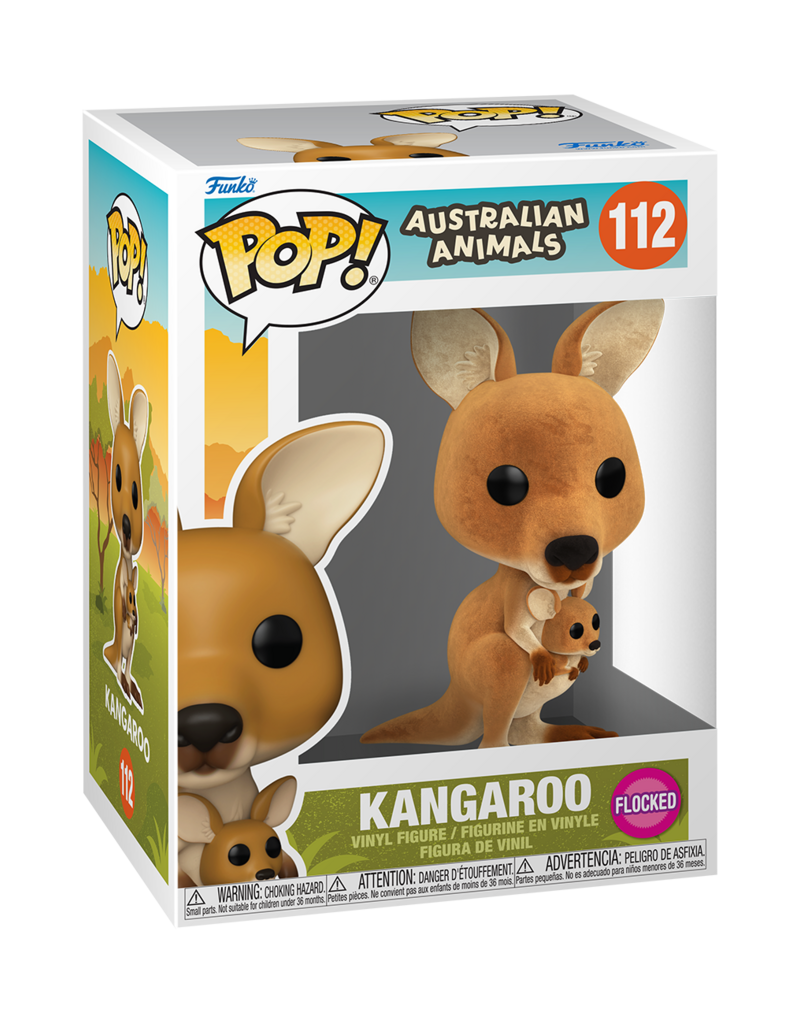 Australian Animals - Kangaroo Flocked