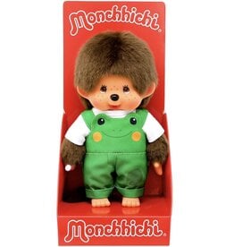 Monchhichi - Boy with Frog Dungarees