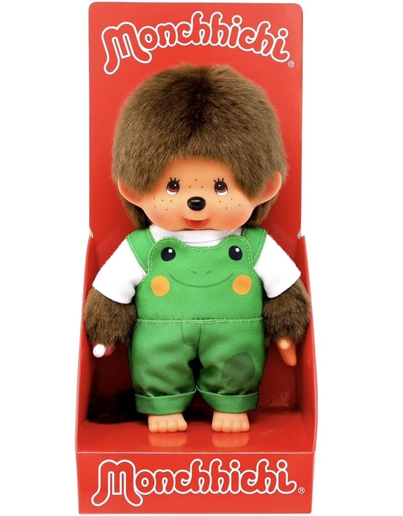 Monchhichi - Boy with Frog Dungarees