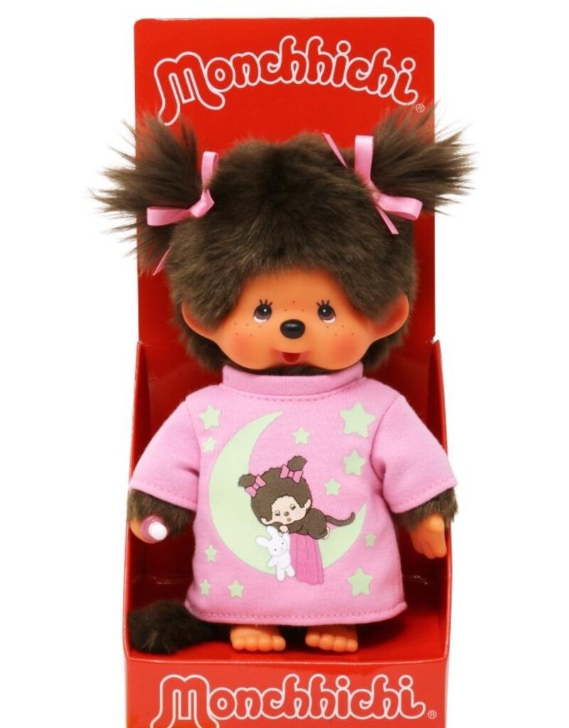 Monchhichi - Girl with Glow in the Dark Shirt