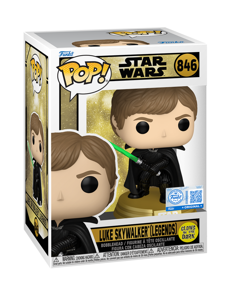 Funko Pop! Star Wars Legends - Luke Skywalker - Glows in the Dark Special Edition