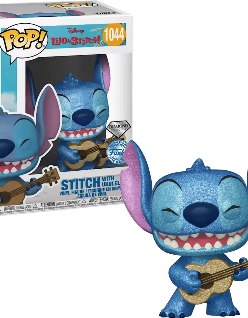 Funko Pop! Disney Lilo & Stitch - Stitch With Ukulele - Diamand Special Edition
