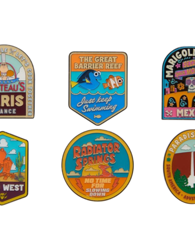 Loungefly Disney Pixar - National Park Sticker Mystery Pin