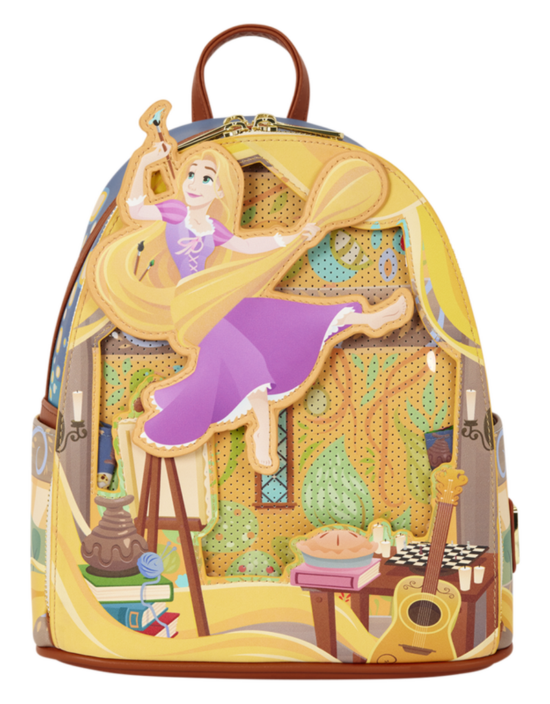 Loungefly Disney - Tangled Rapunzel Pin Trader Backpack
