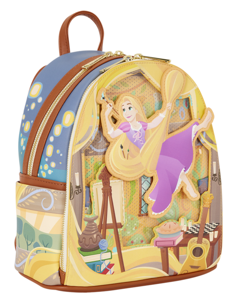 Loungefly Disney - Tangled Rapunzel Pin Trader Backpack