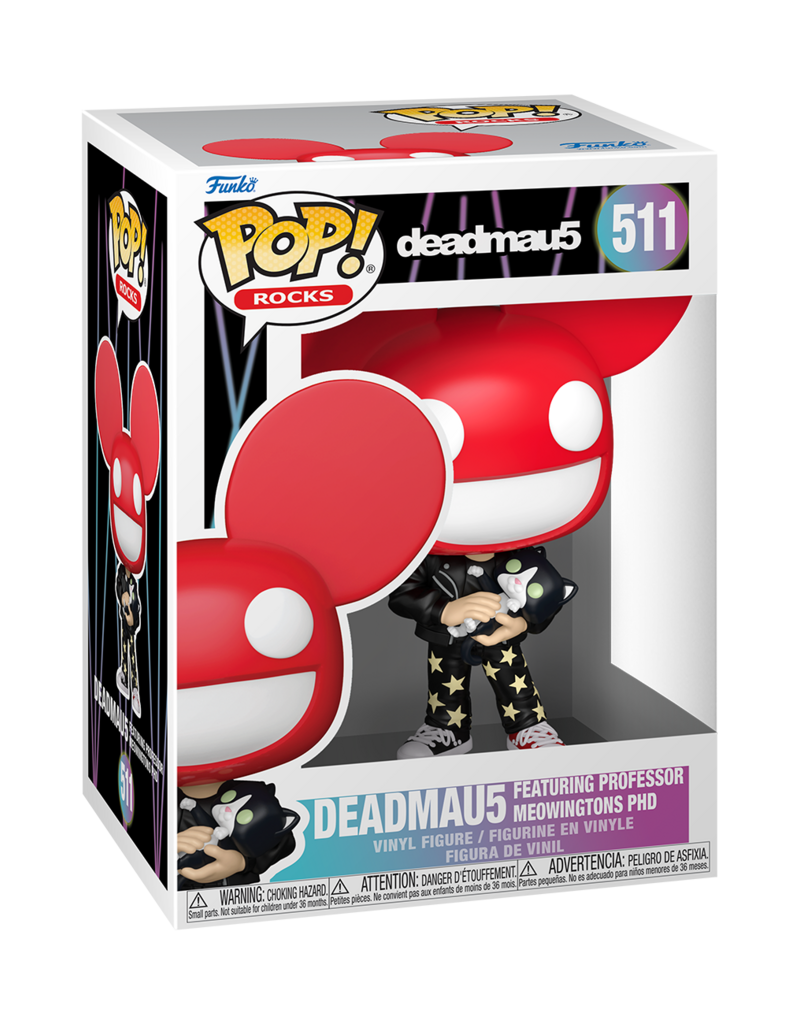 Funko Pop! Rocks - Deadmau5 with Professor Meowingtons PhD