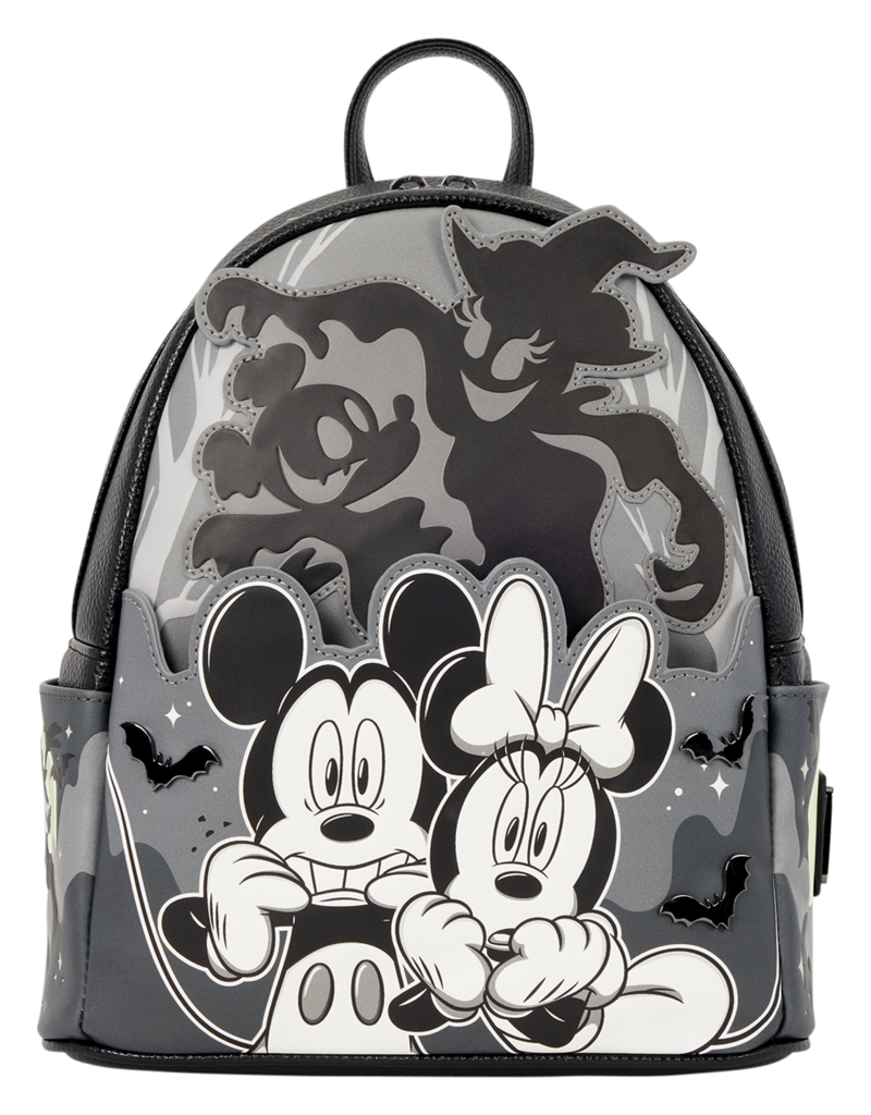 Loungefly Disney - Mickey & Minnie Halloween Backpack Glows in the Dark