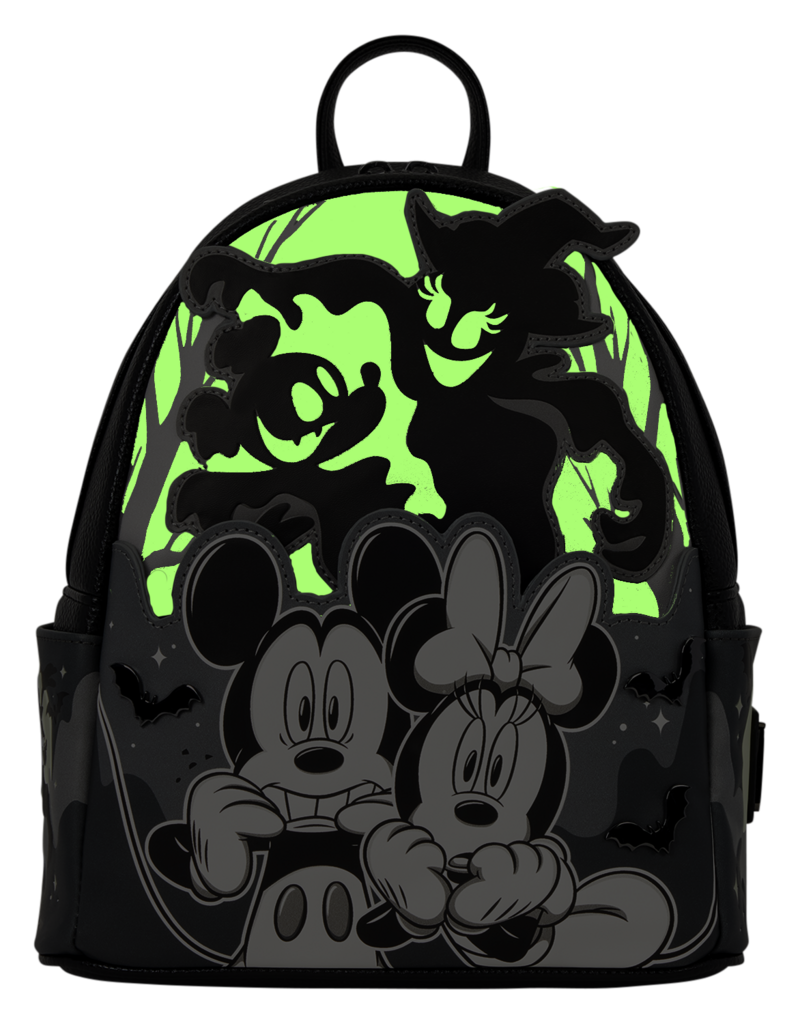 Loungefly Disney - Mickey & Minnie Halloween Backpack Glows in the Dark