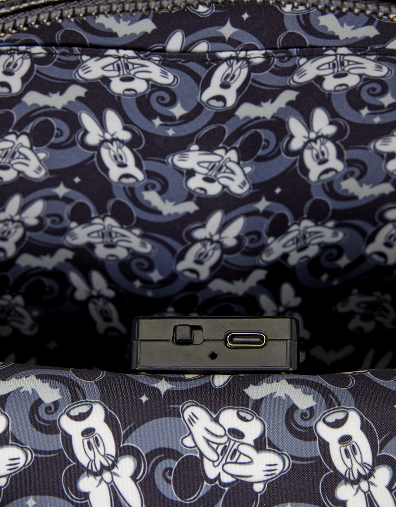 Loungefly Disney - Mickey & Minnie Halloween Backpack Glows in the Dark