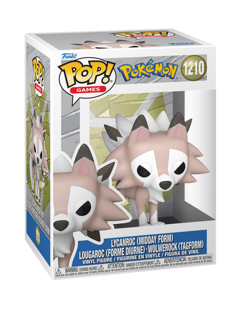 Funko Pop! Pokémon- Lycanroc / Lougaroc Midday Form