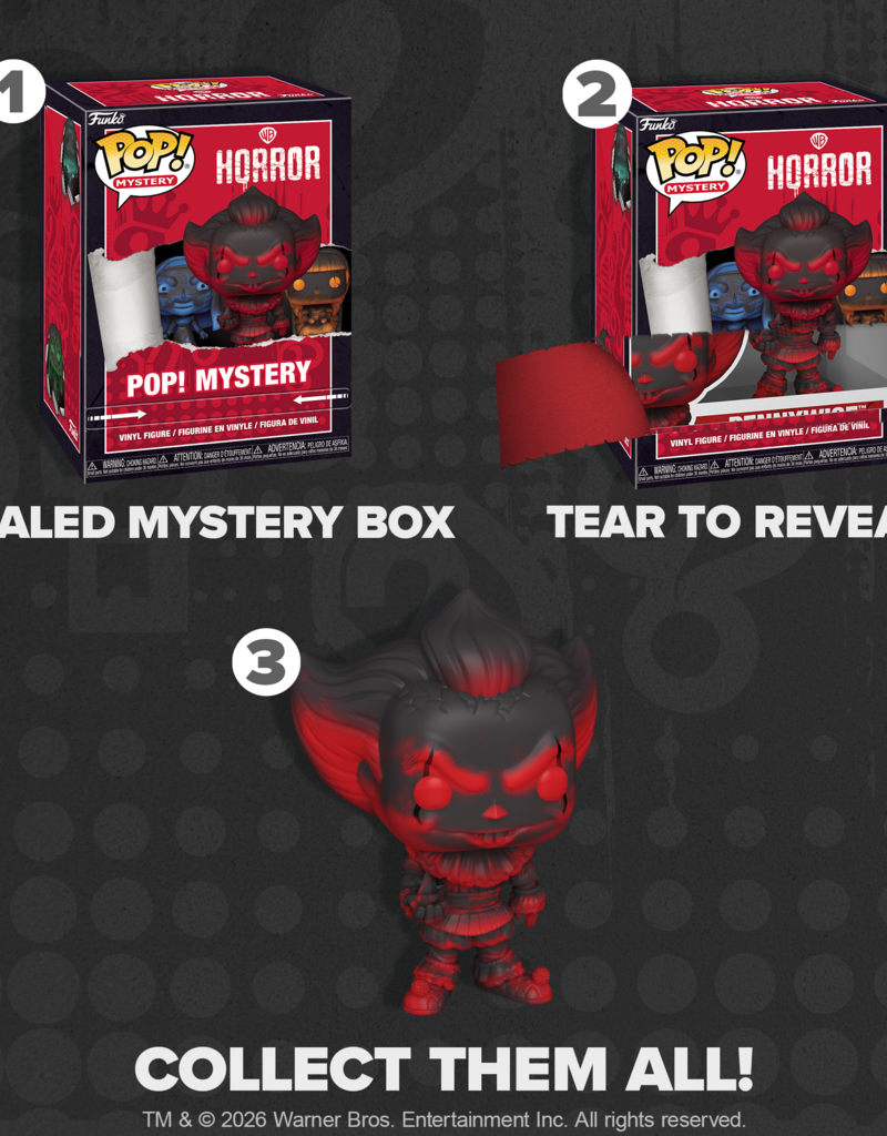 Funko Pop! Mystery Horror  - Sealed Box with 6 Pieces