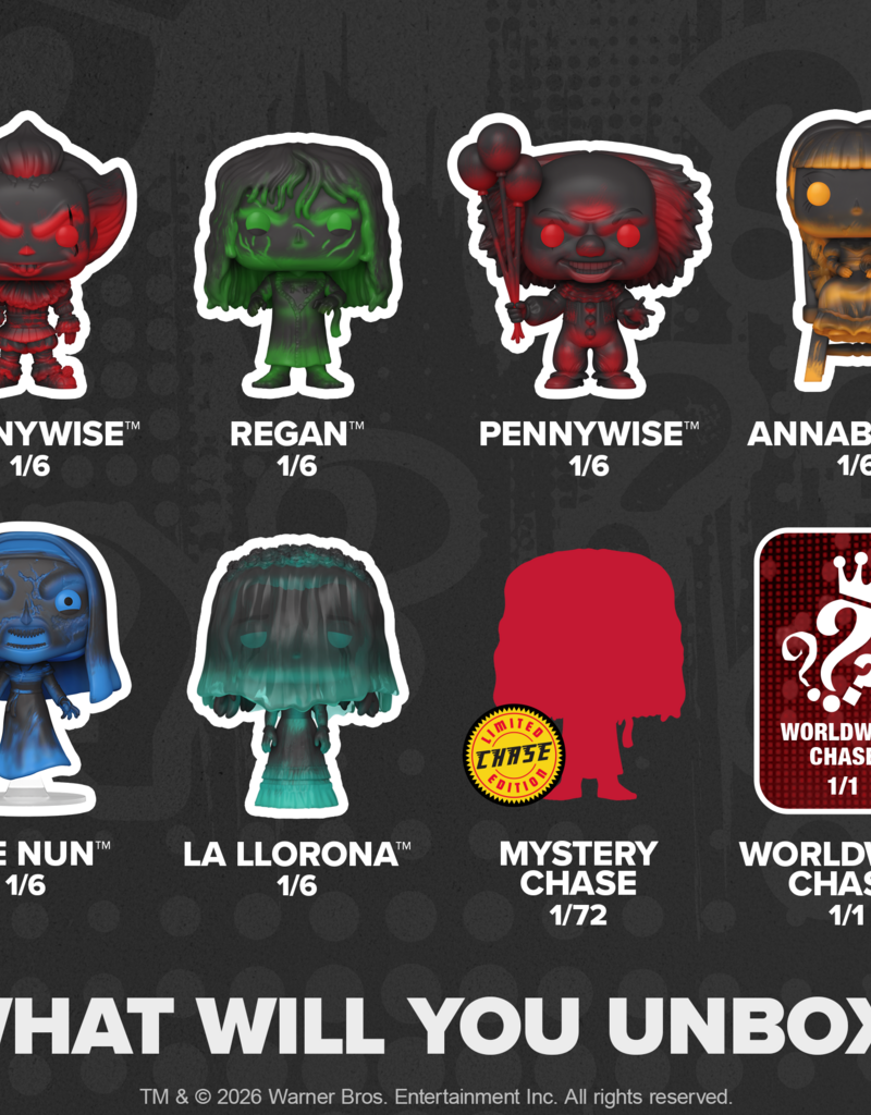 Funko Pop! Mystery Horror  - 1 Piece