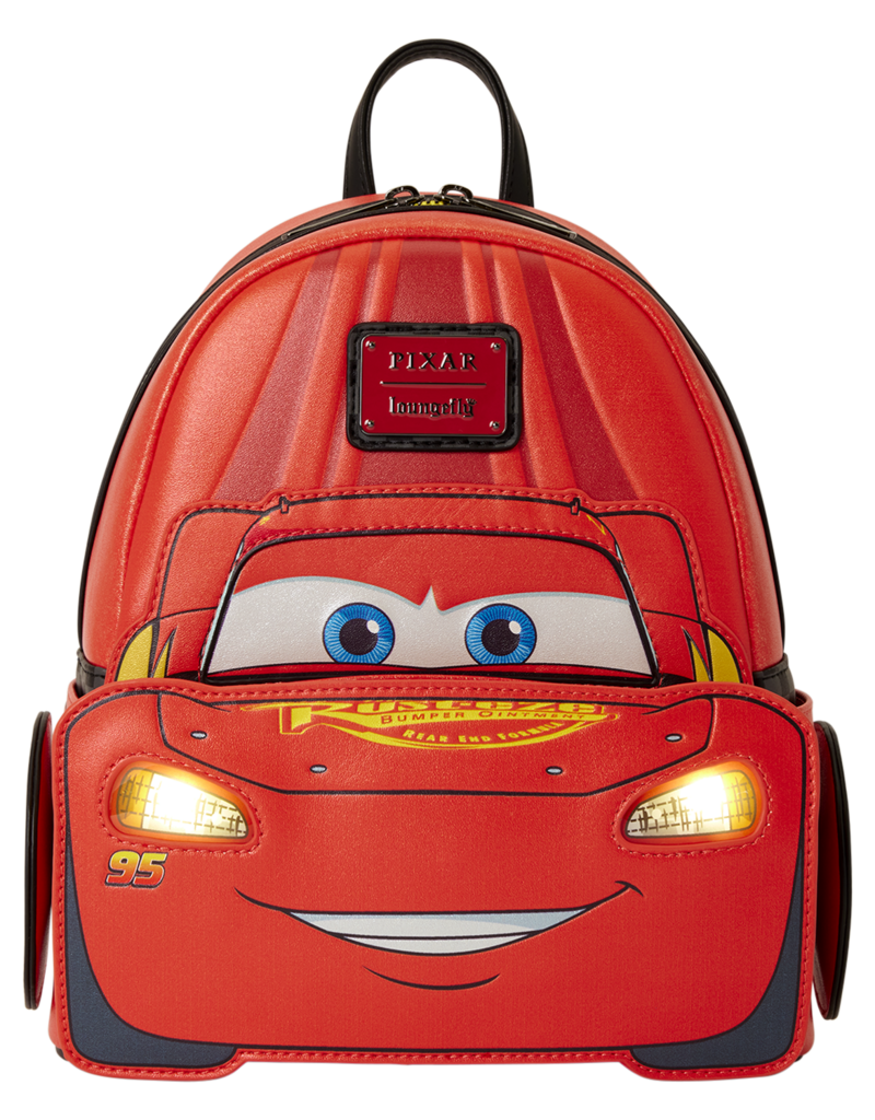 Loungefly Pixar - Cars Lightning Mcqueen Backpack with Lights