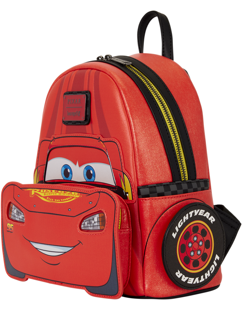 Loungefly Pixar - Cars Lightning Mcqueen Backpack with Lights