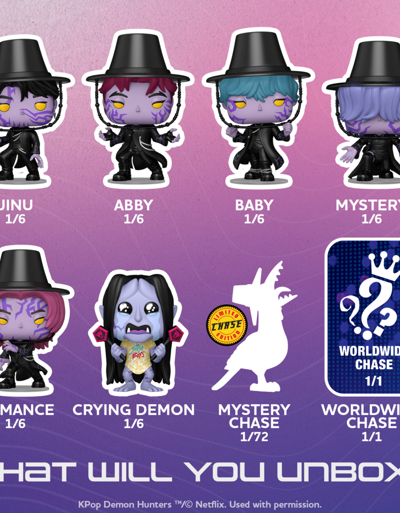Funko Pop! Mystery K-Pop Demon Hunters - Sealed Box with 6 Pieces
