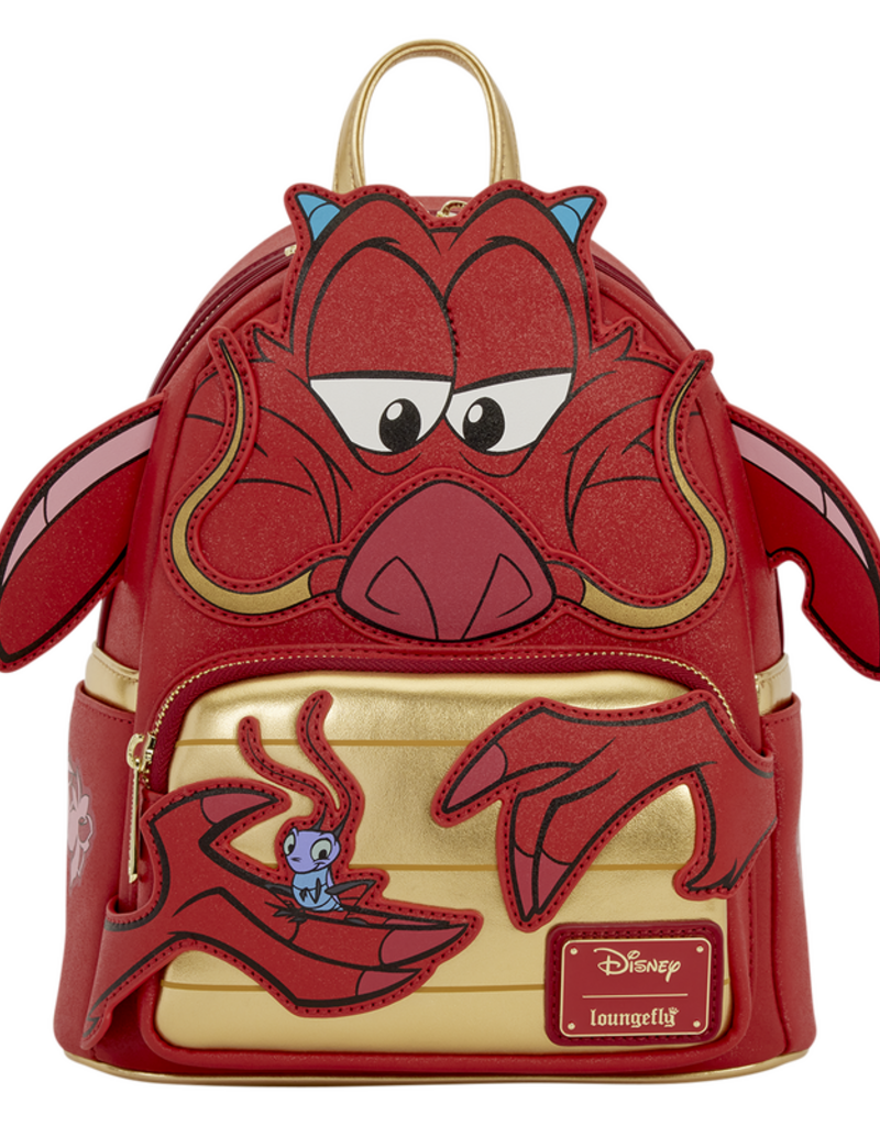 Loungefly Disney -  Mulan 25th Anniversary - Mushu Glitter backpack