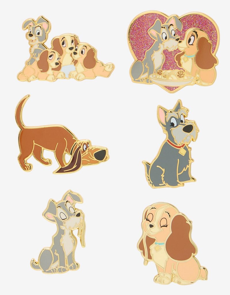 Loungefly Disney Lady And The Tramp - Mystery Box Pin
