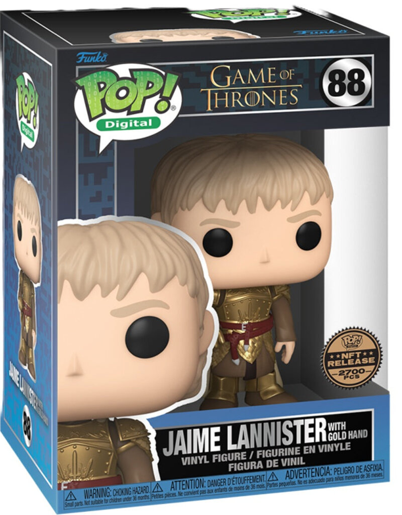 Funko Pop! Game Of Thrones - Jaime Lannister With Gold Hand NFT Release
