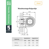 Rolgordijn semi transparant