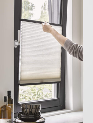 Plissé Duette Vrijhangend  - Verduisterend Doek