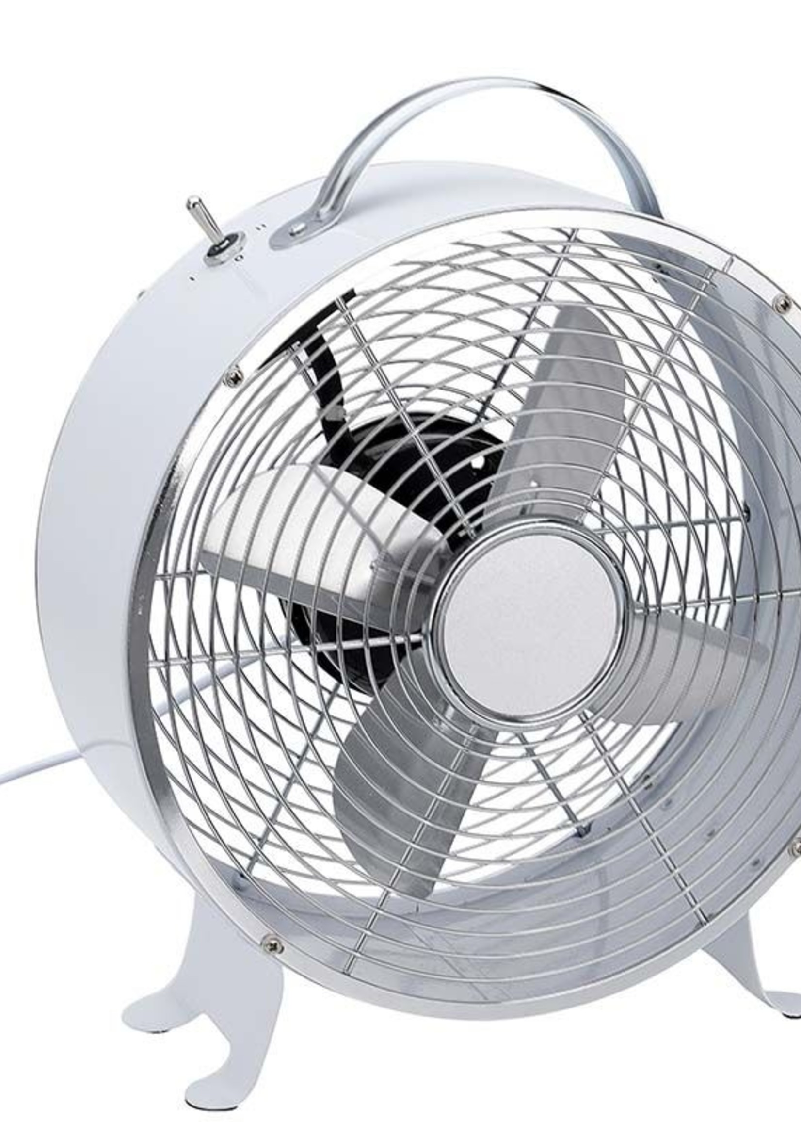 Excellent Electrics Tafelventilator metaal 26cm wit