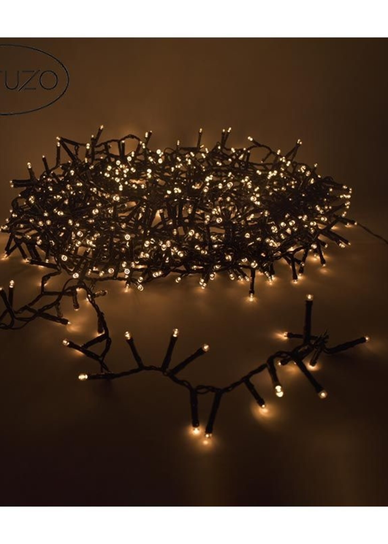 Ceruzo Micro Cluster - 800 LED - 16 meter - 8 Lichtfuncties + Geheugen - extra warm wit