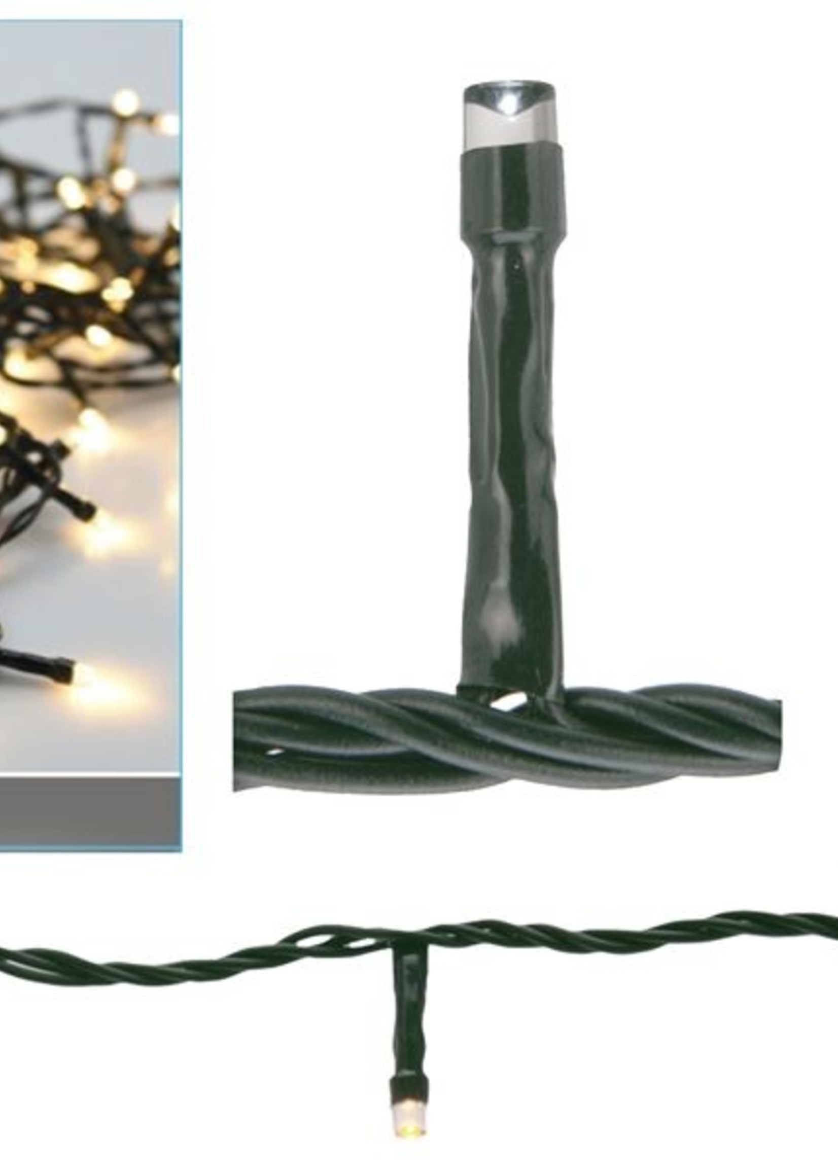 Kerstverlichting 80 LED's - 6 meter - warm wit