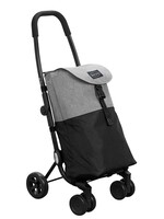 Ceruzo Go Four Boodschappentrolley  - Grijs / Zwart - 43.5 liter - by Playmarket