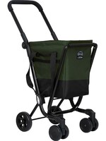 Ceruzo by Playmarket Easy Go Boodschappentrolley  - Zwart-Groen