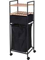 Bathroom Solutions Badkamerrek met Wasmand, Mand en 2 Rekken