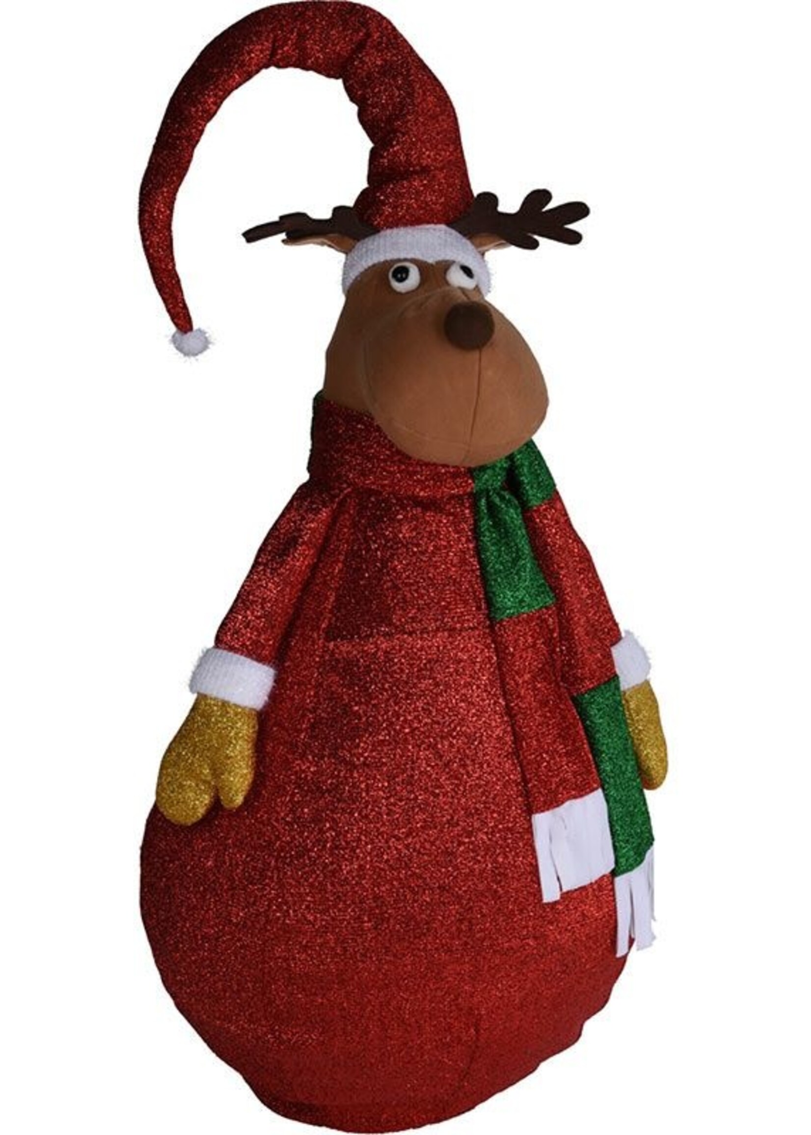 Happy Rendier XXL - 120cm - met LED lampjes - met timer - geschikt voor buiten