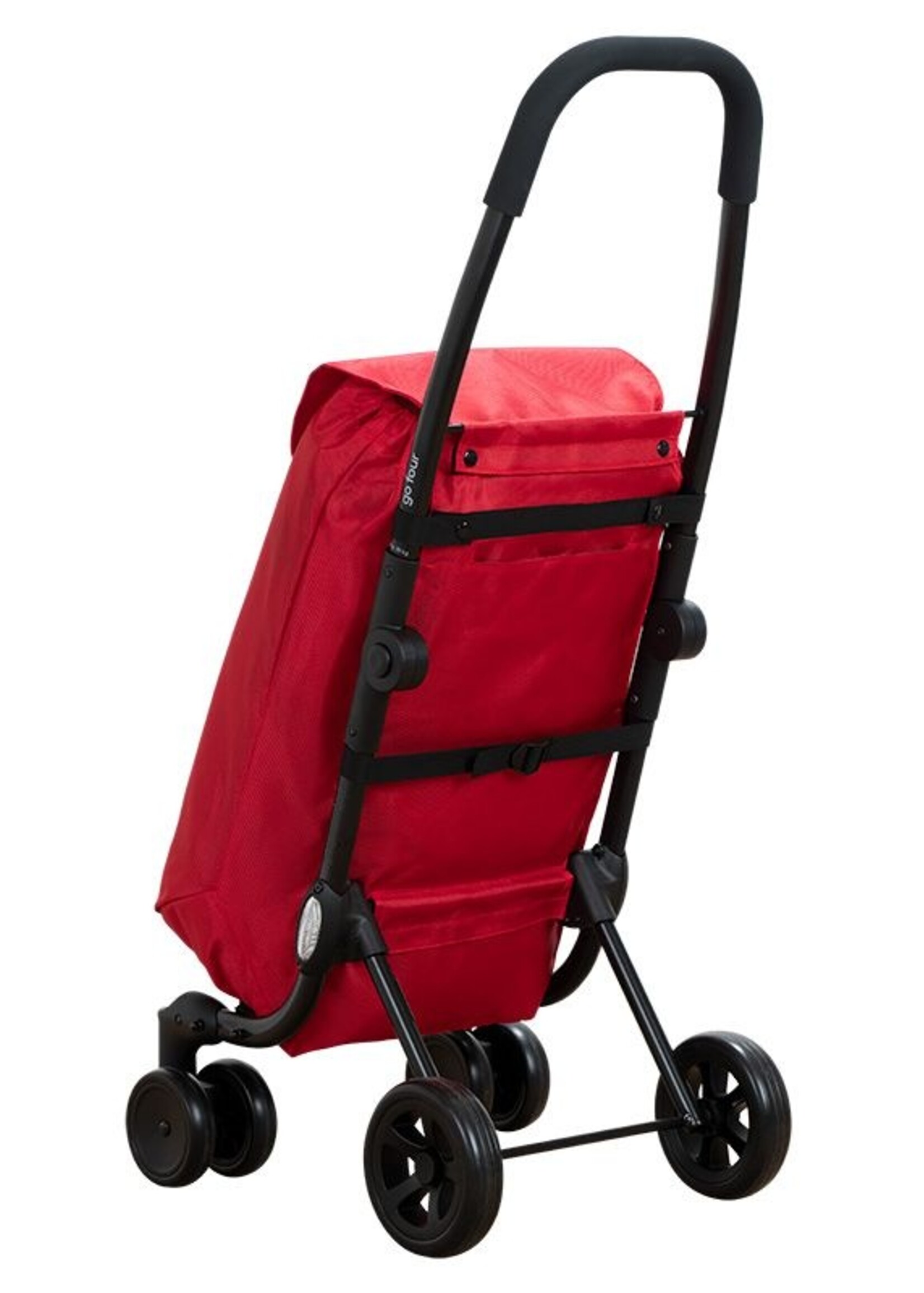 Ceruzo Go Four Boodschappentrolley  - Rood - 43.5 liter - by Playmarket
