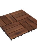 ProGarden Terrastegels - Acacia Hout - 30x30 cm - 9 stuks - 0.81m2