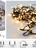 Kerstverlichting 320 led- 24m - warm wit - Timer - Lichtfuncties - Geheugen - Buiten
