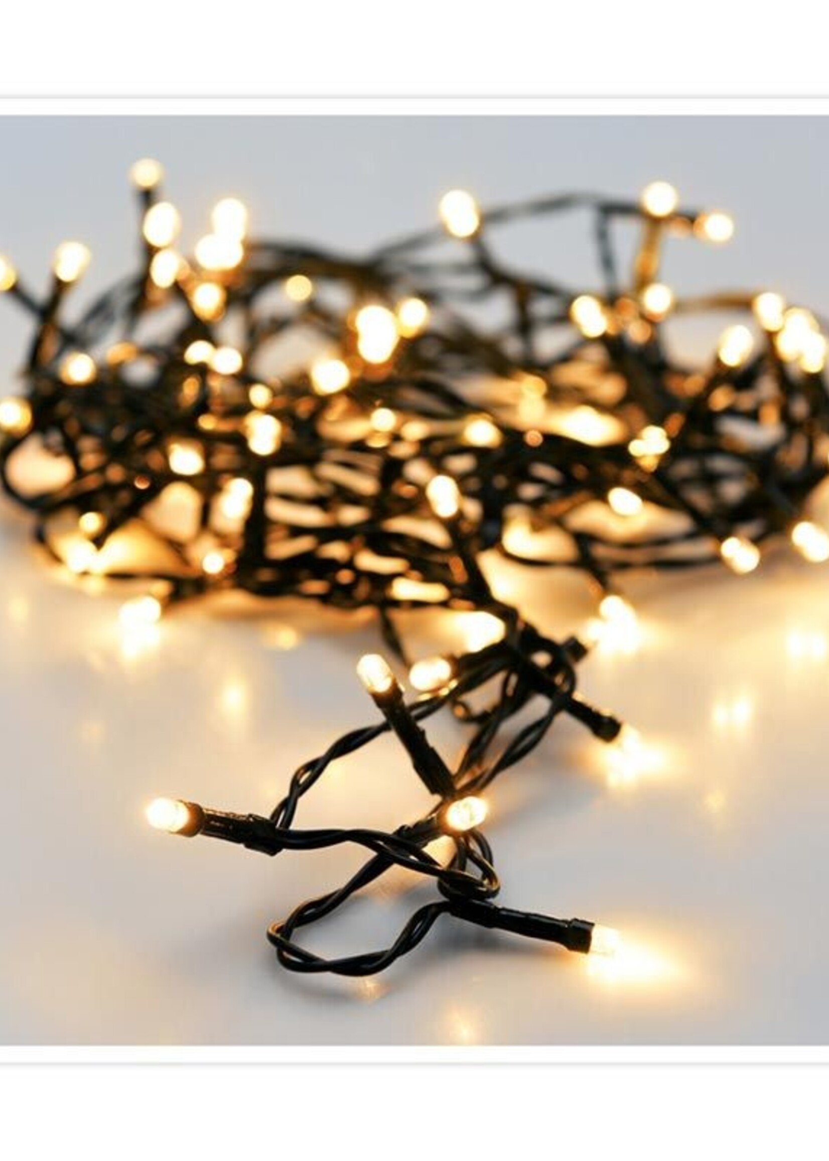 Kerstverlichting 180 led- 13.5m - extra warm wit - Timer - Lichtfuncties - Geheugen - Buiten