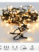 Kerstverlichting 320 led- 24m - extra warm wit - Timer - Lichtfuncties - Geheugen - Buiten