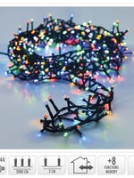 Microcluster - 1000 led - 20m - multicolor - Timer - Lichtfuncties - Geheugen - Buiten