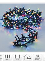Microcluster - 1800 led - 36m - multicolor - Timer - Lichtfuncties - Geheugen - Buiten