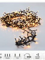 Microcluster - 560 led - 11m - extra warm wit - Timer - Lichtfuncties - Geheugen - Buiten