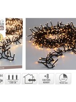 Maxi Cluster Kerstverlichting - 800 led - 12m - extra warm wit - Timer - Lichtfuncties - Geheugen - Buiten