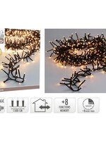 Maxi Cluster Kerstverlichting - 1000 led - 15m - extra warm wit - Timer - Lichtfuncties - Geheugen - Buiten