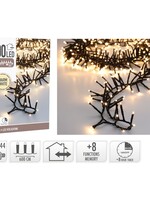 Maxi Cluster Kerstverlichting - 400 led - 6m - warm wit - Timer - Lichtfuncties - Geheugen - Buiten