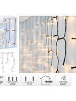 IJspegel verlichting - 180 LED - 6 meter - warm wit - 8 lichtfuncties