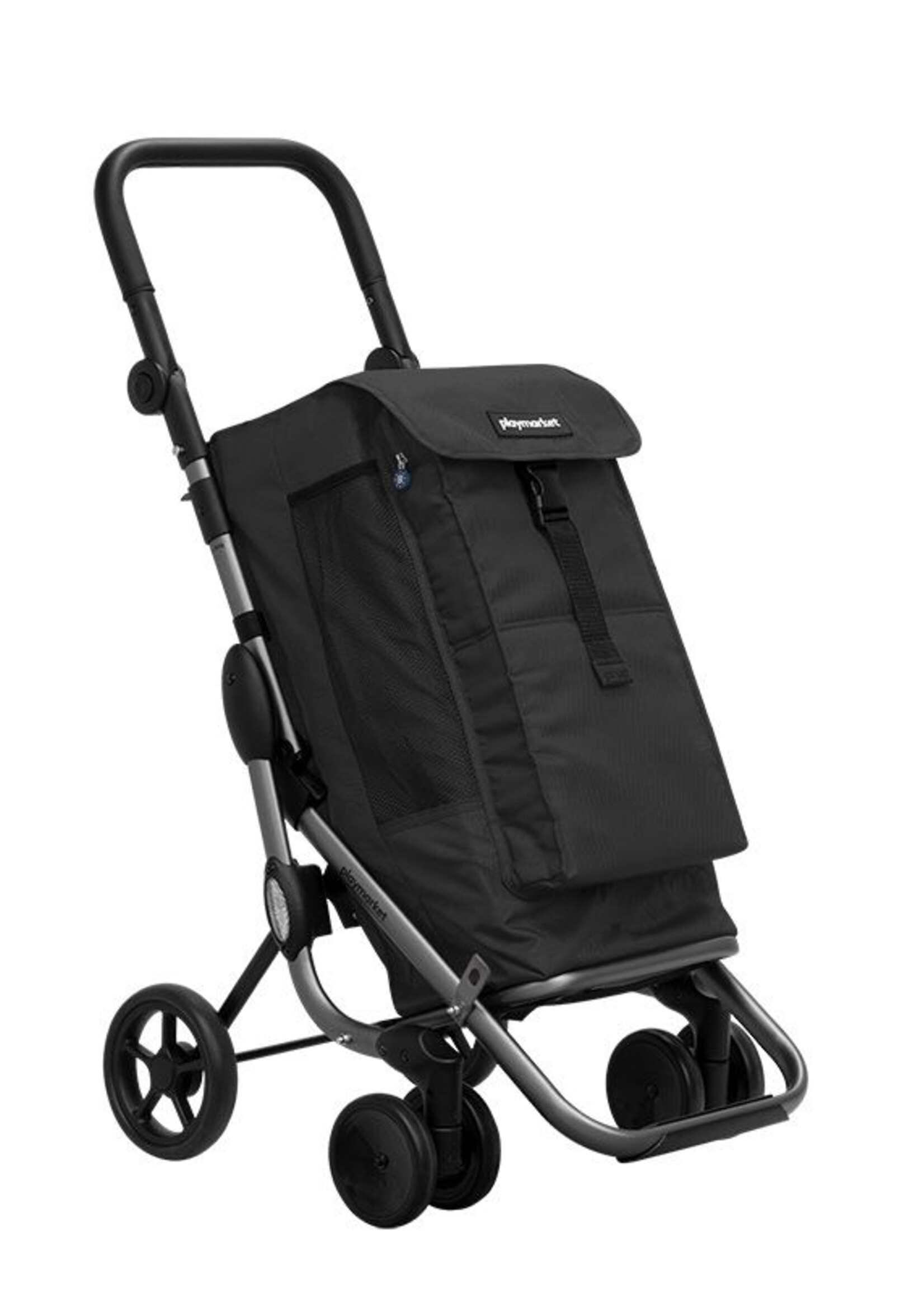Playmarket Go Up Premium - Zwart - Boodschappentrolley