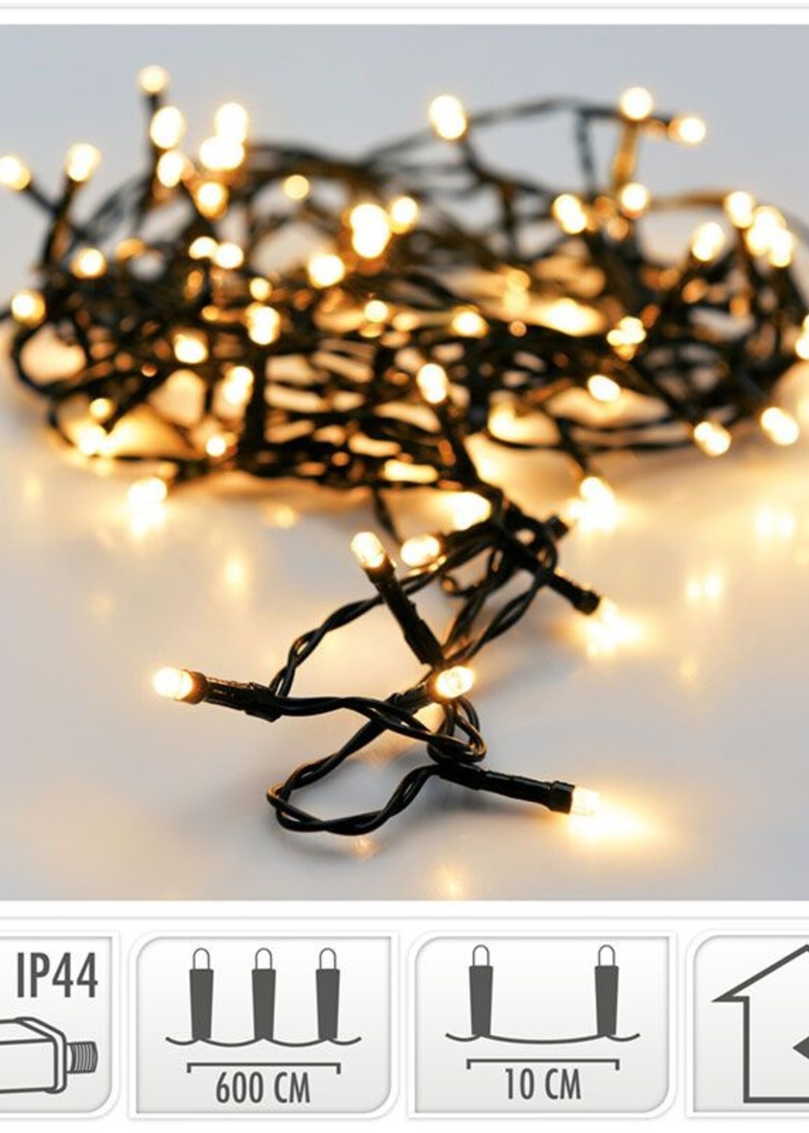 LED-verlichting - 120 LED's - 9 meter - extra warm wit