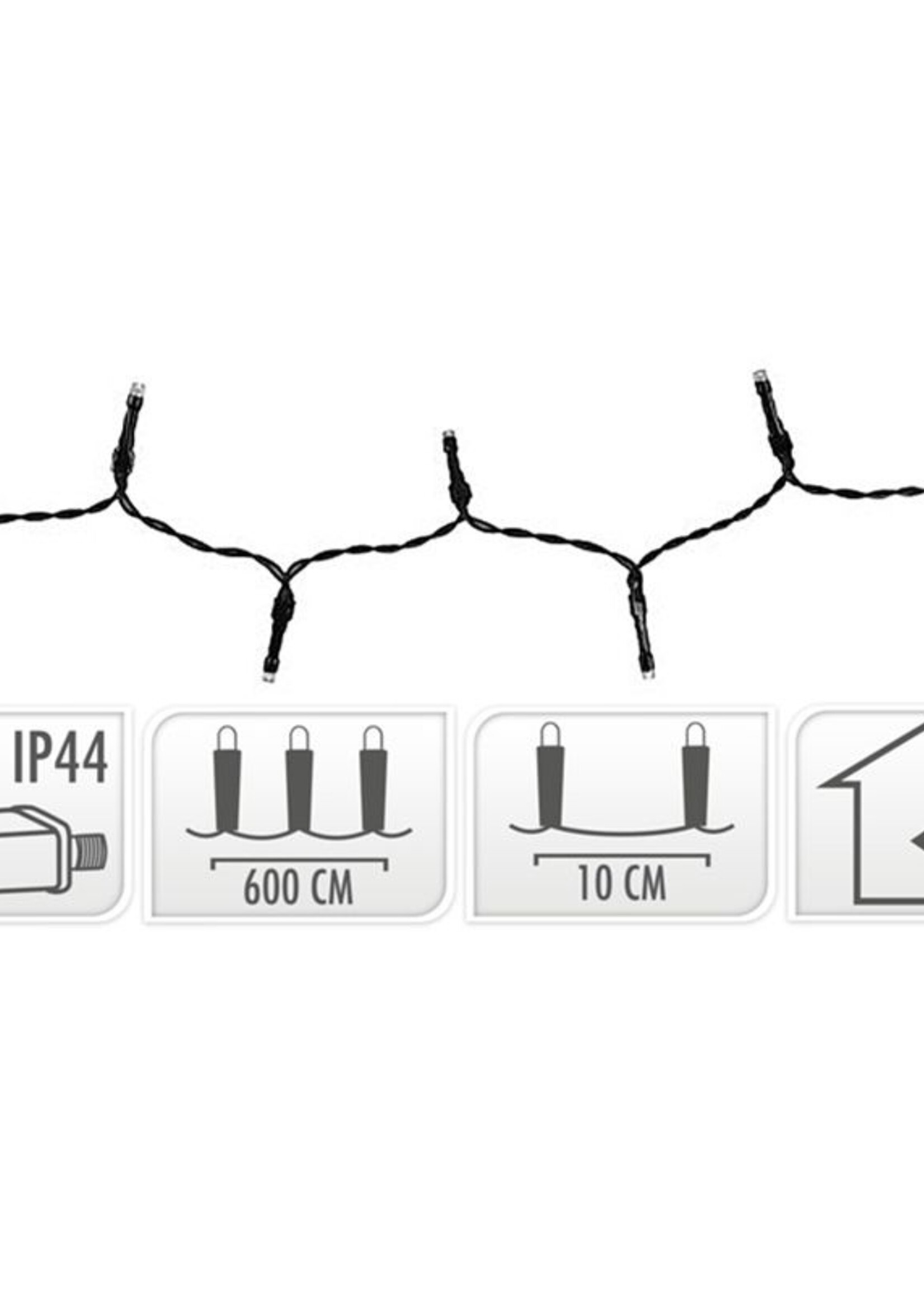 LED-verlichting - 120 LED's - 9 meter - extra warm wit