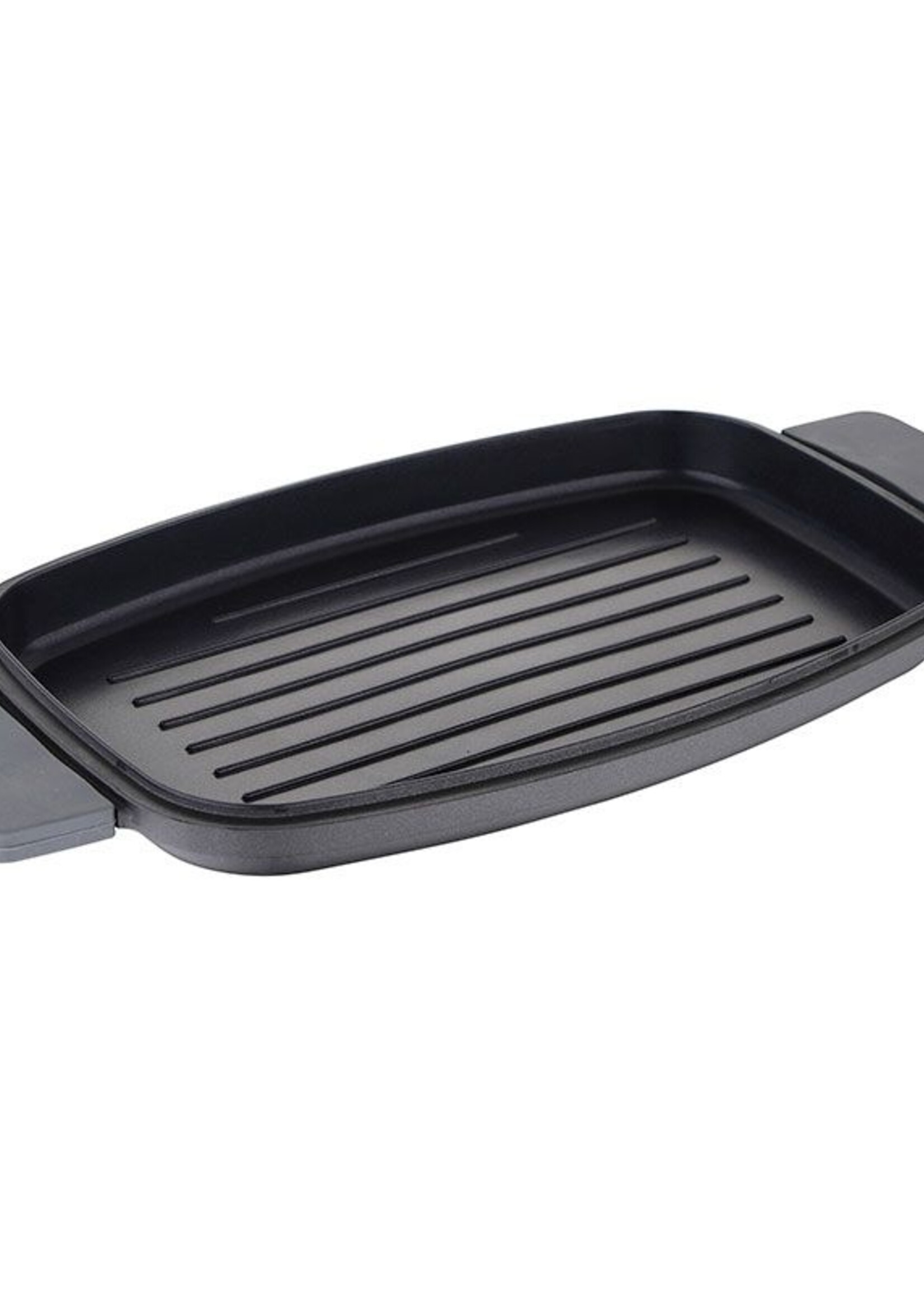 Bergner Infinity Chefs Grillplaat 42 x 22 cm -  Gegoten Aluminium  - Soft-Touch Handvaten