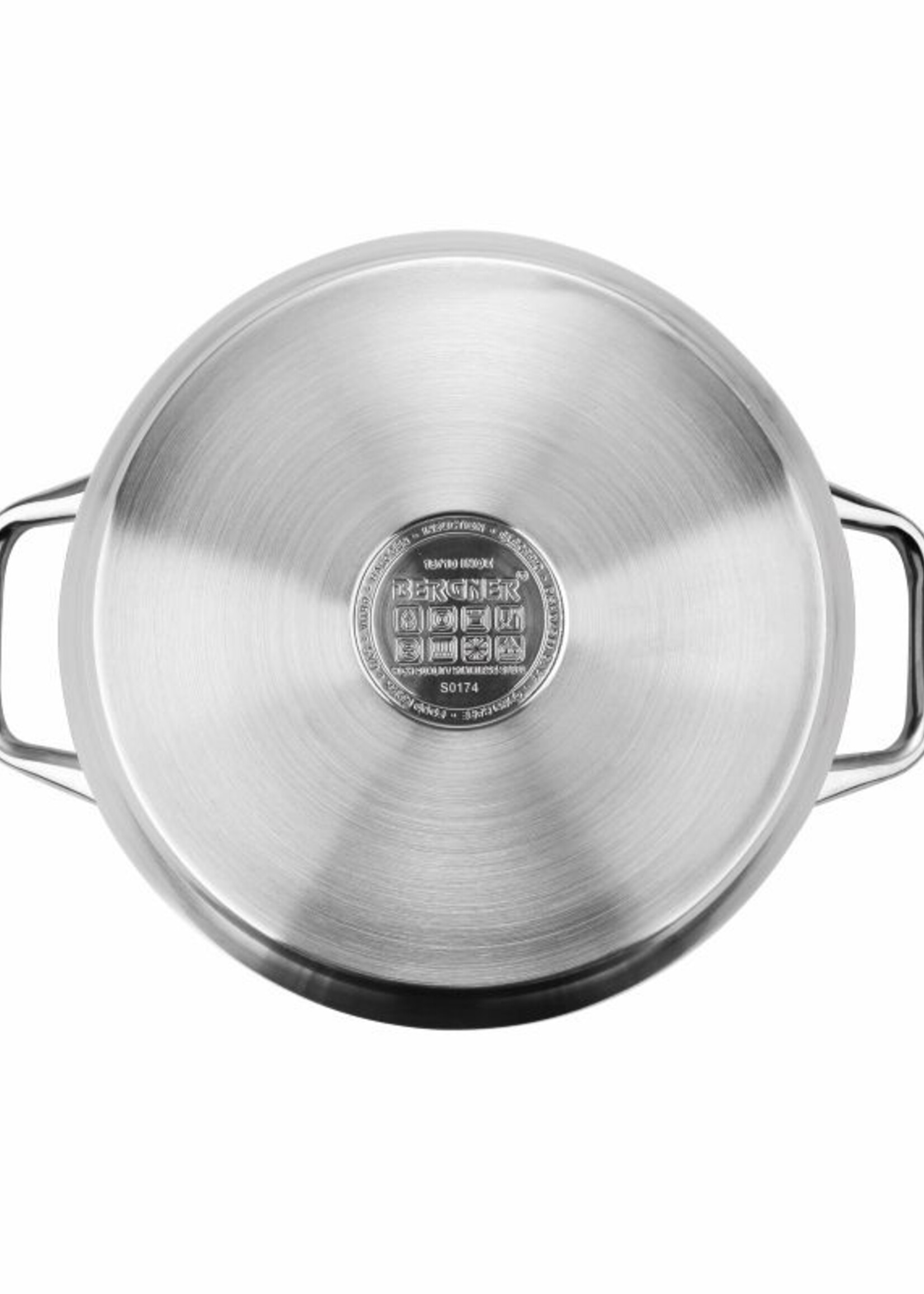 Bergner RVS Pannenset Gourmet - 4 Kookpannen met Deksels - Inductie