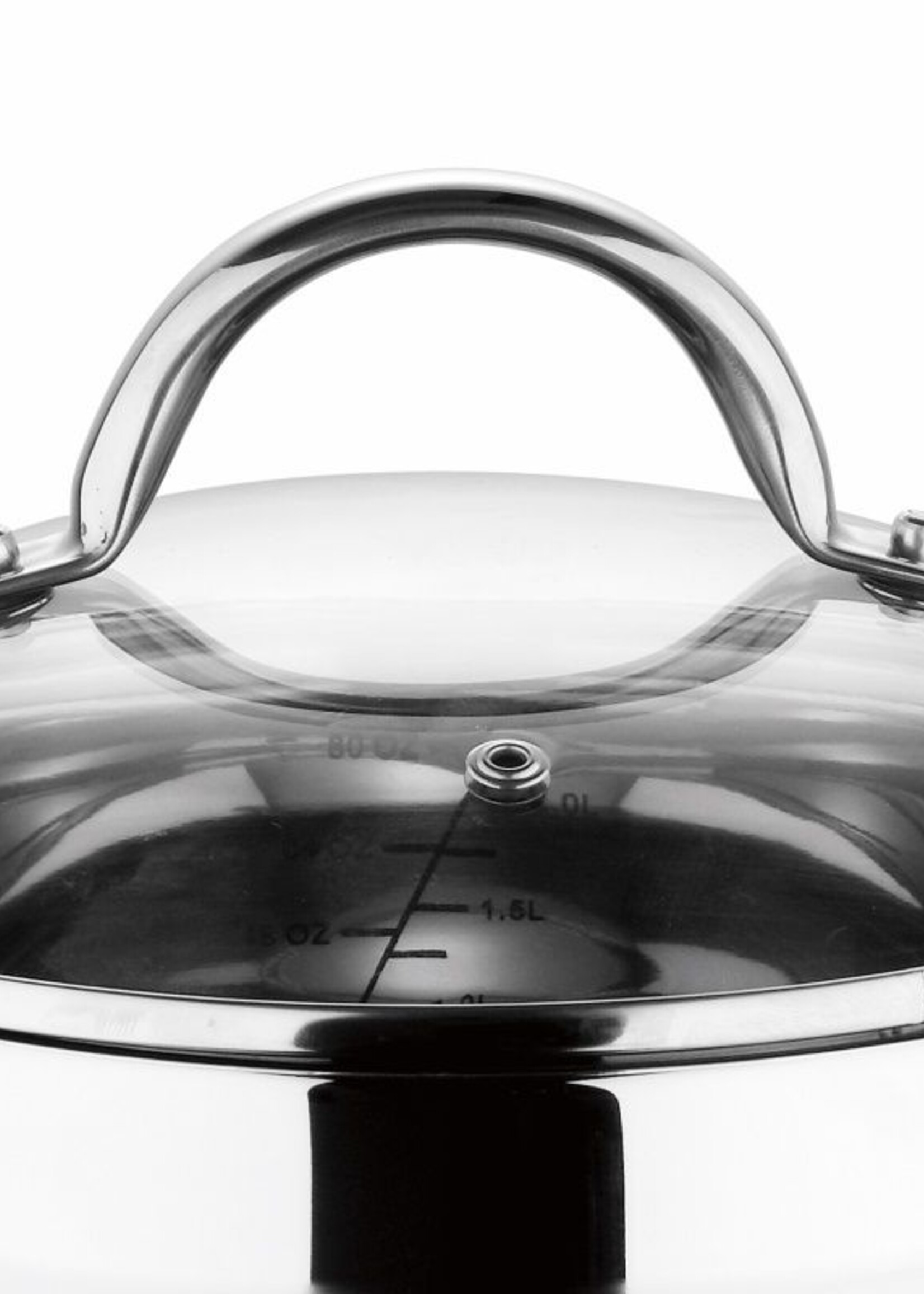 Bergner RVS Pannenset Gourmet - 4 Kookpannen met Deksels - Inductie