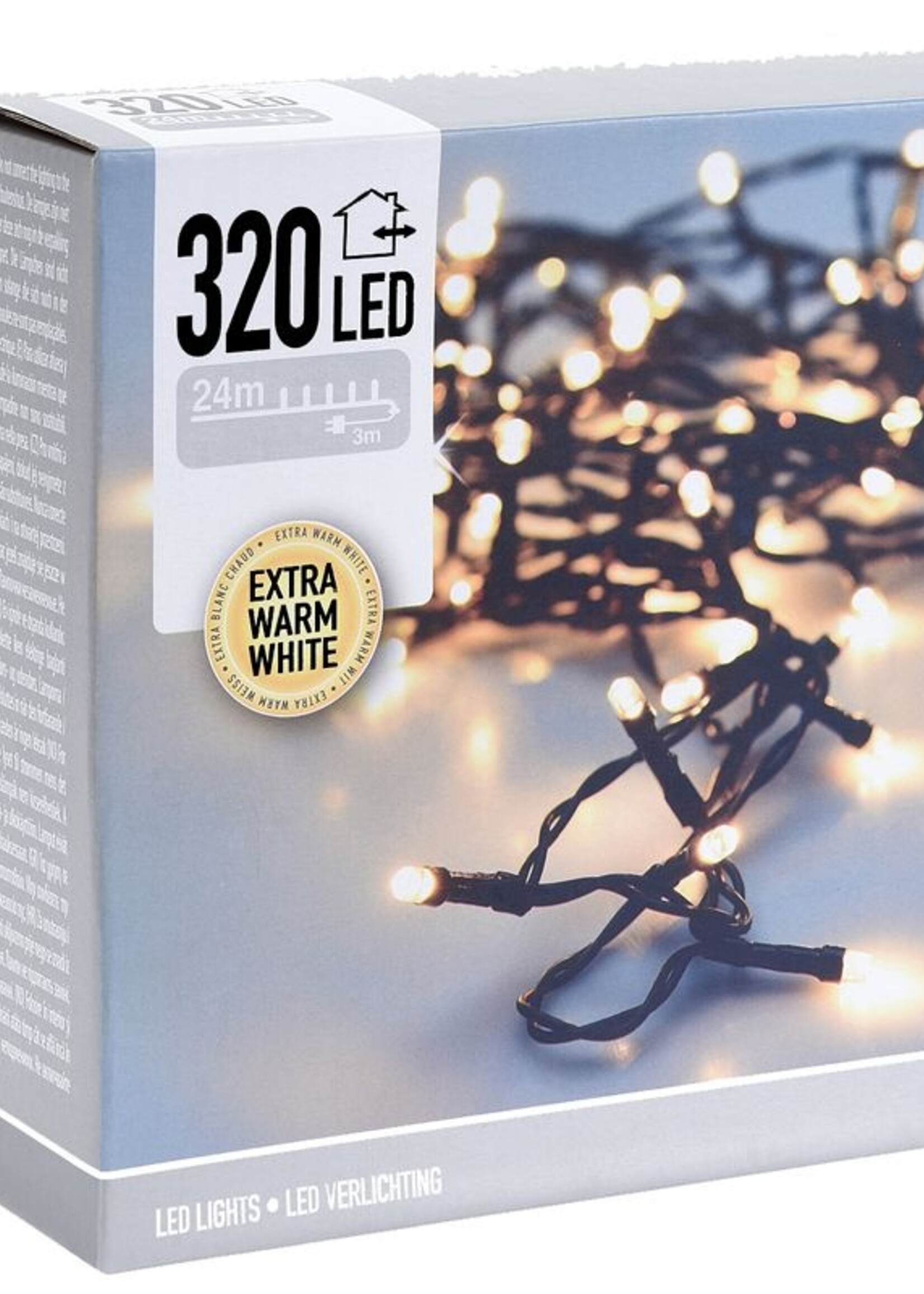 LED-verlichting - 320 LED's - 24 meter - extra warm wit